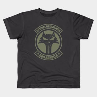 Special Operations Dog Handler (distressed) Kids T-Shirt